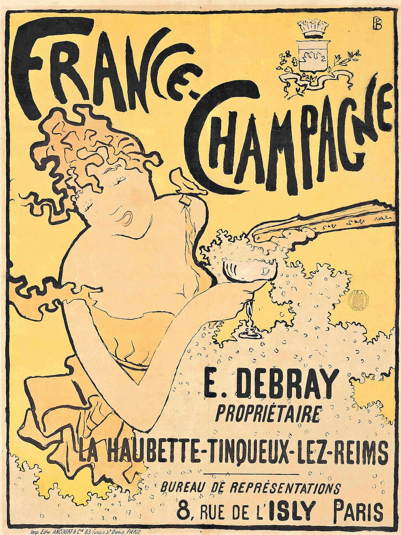 Pierre Bonnard, France Champagne, 1891 Pierre Bonnard, France Champagne, 1891