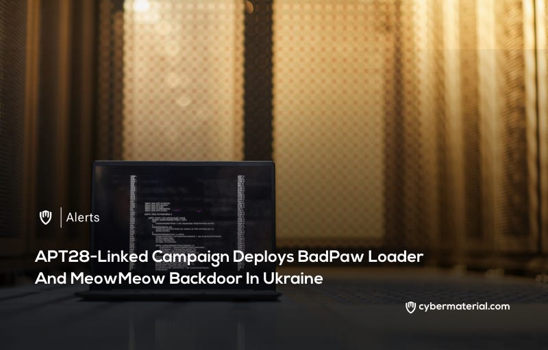 APT28 Unleashes BadPaw and MeowMeow in Ukraine