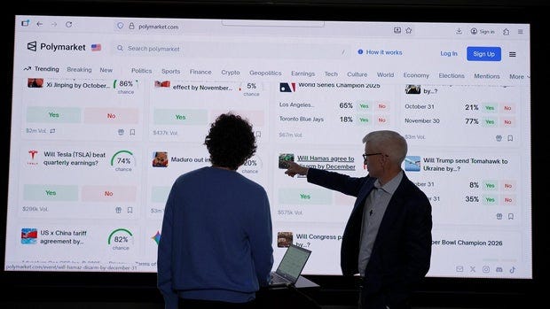 Shayne Coplan explains Polymarket to Anderson Cooper 