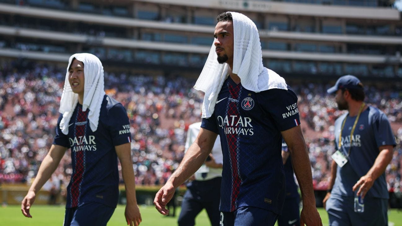 Club World Cup players worried by hot temps: 'Impossible' - ESPN