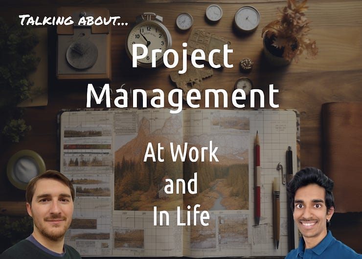 Rustic project management on a journal. Rustic project management on a journal.