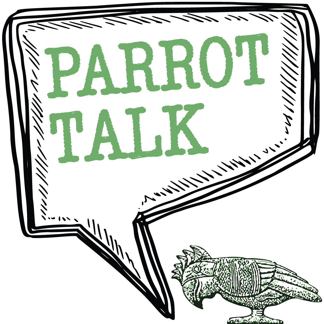 Parrot Talk - Green Parrot Bar logo