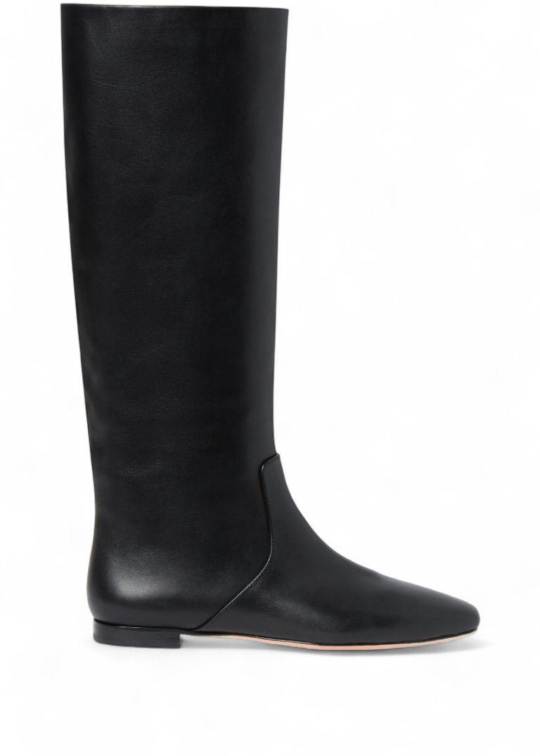 Loeffler Randall Lillian Leather Tall Flat Boots Loeffler Randall Lillian Leather Tall Flat Boots