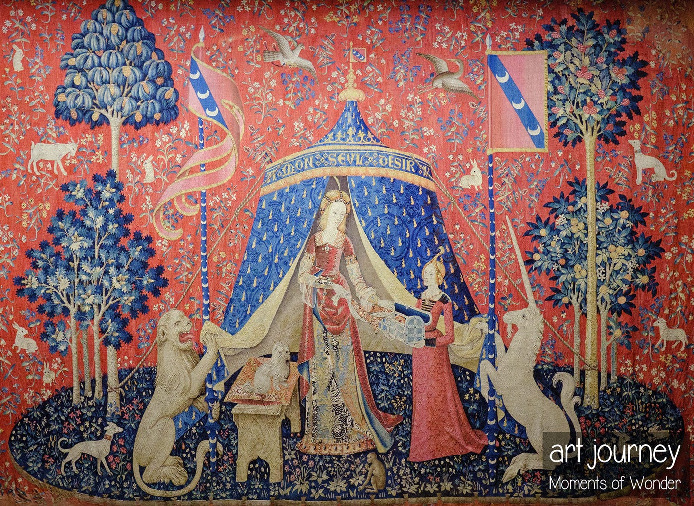 La Dame à la Licorne, A Mon seul Désir, Musée Cluny.