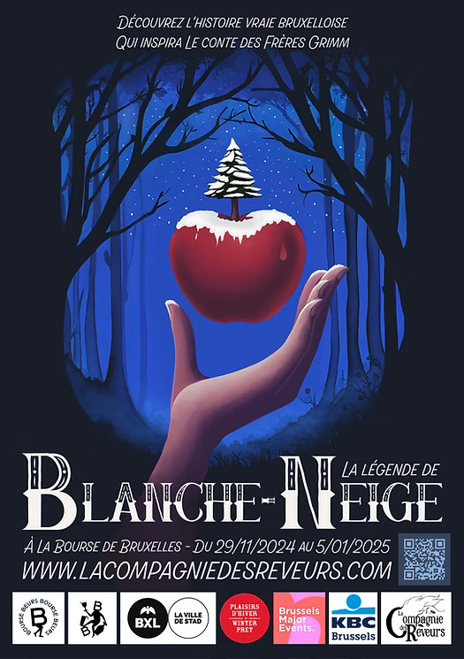 Affiche de l'exposition Blanche-Neige à la Bourse