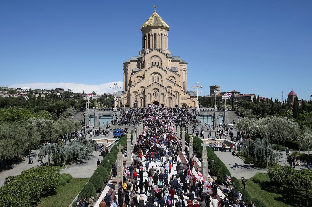 Thousands mark Family Purity in Georgia as anti-govt protests simmer |  Reuters