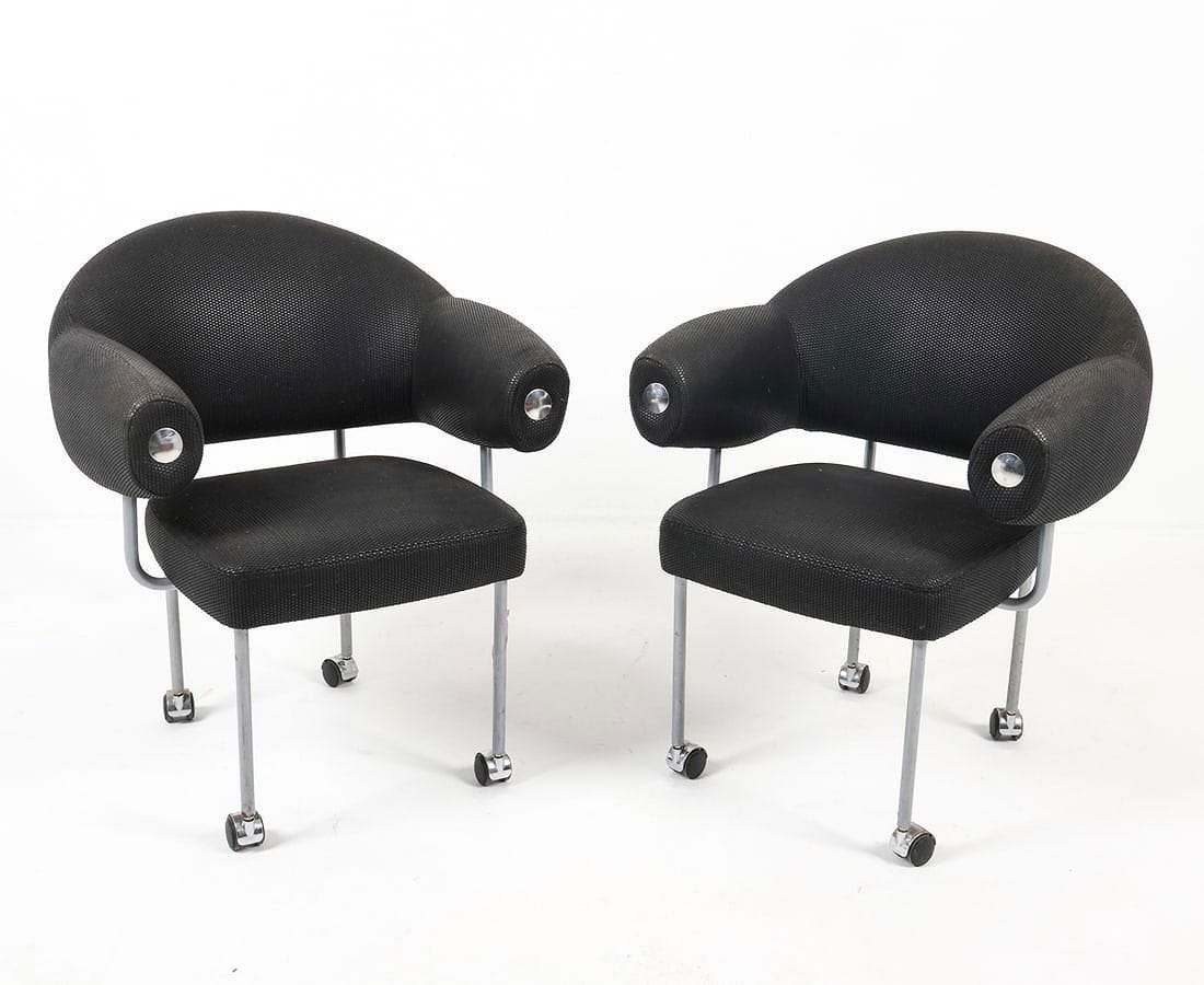 PAIR OF INNO FINLAND 'PIPELINE' CHAIRS C. 1980S