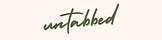 Untabbed