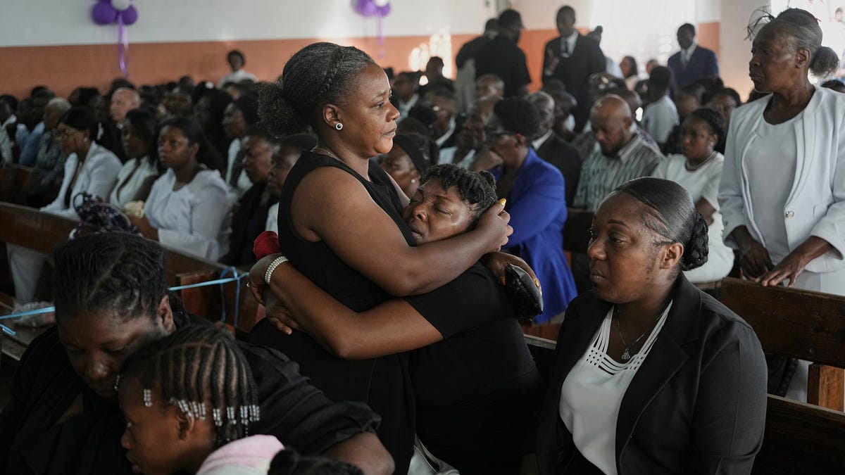 Haitian priest pleads for international help after massacre kills 47