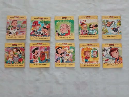 10 Libritos Biblioteca Interactiva Anteojito | MercadoLibre