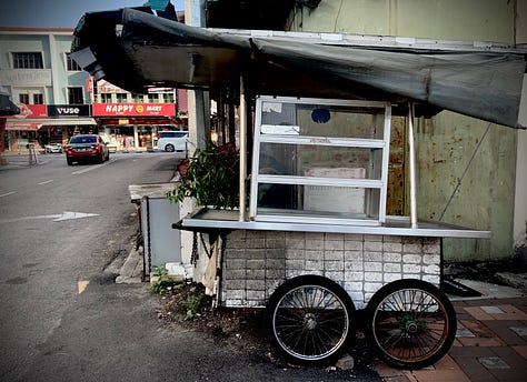 Liminal spaces, street images from Georgetown, Penang