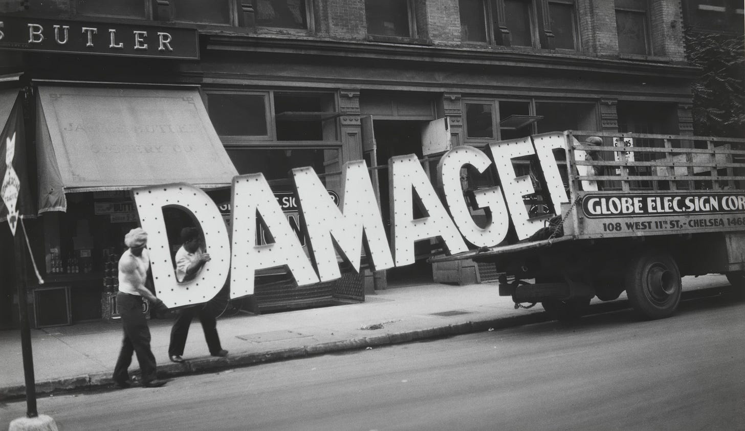 Walker Evans. Truck and Sign. 1928-30 | MoMA