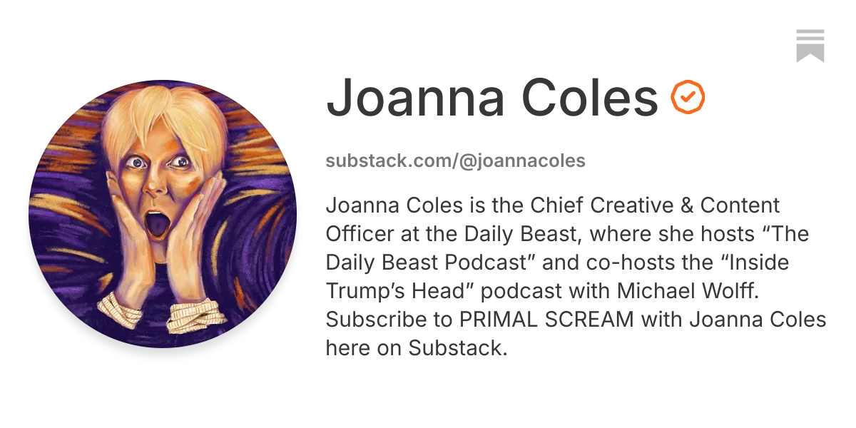 Joanna Coles | Substack