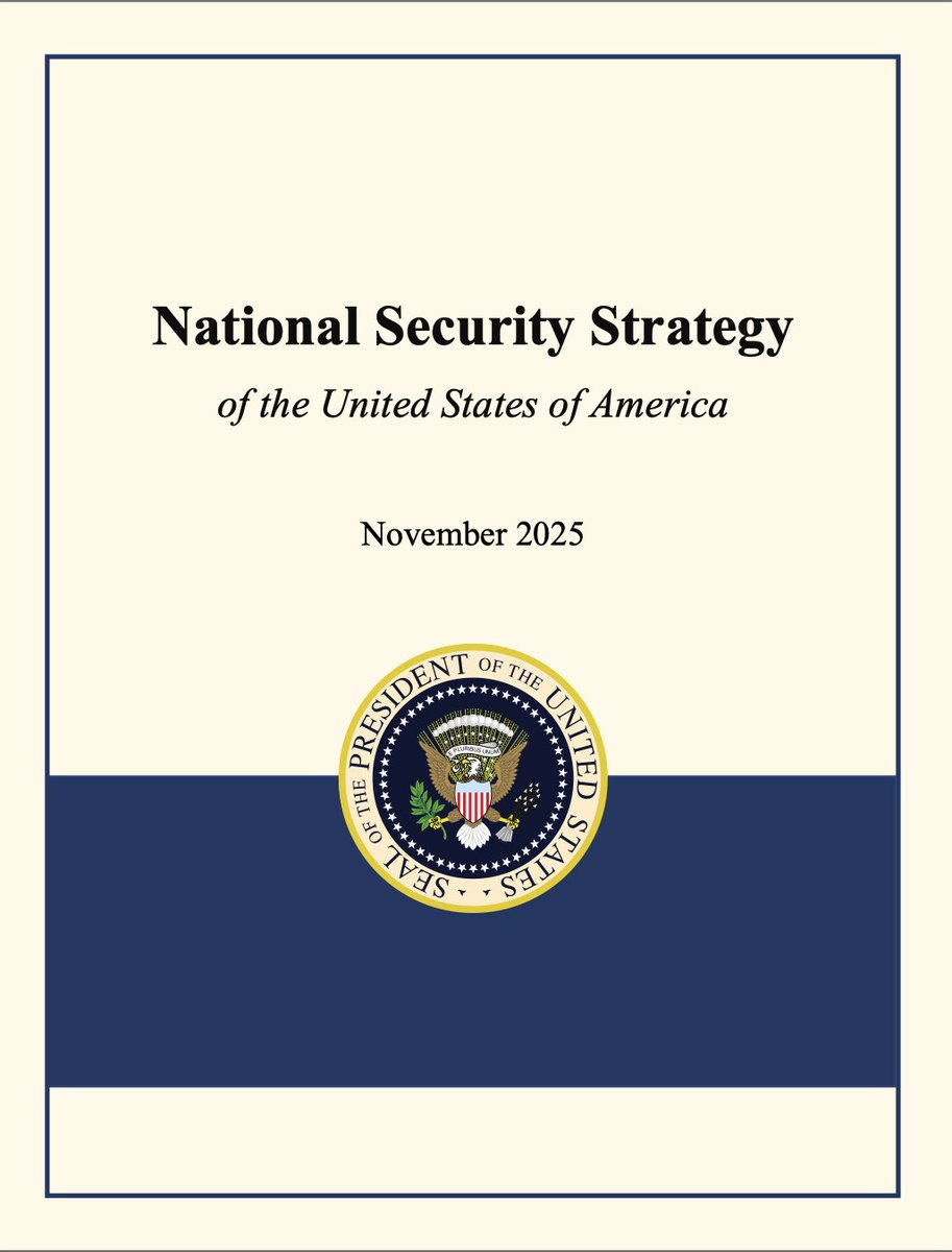 The United States has released our National Security Strategy. Read it. https://t.co/tMiBvLbGWG A “strategy” is a concrete, realistic plan that explains the essential connection between ends and means: it begins from an The United States has released our National Security Strategy. Read it. https://t.co/tMiBvLbGWG A “strategy” is a concrete, realistic plan that explains the essential connection between ends and means: it begins from an