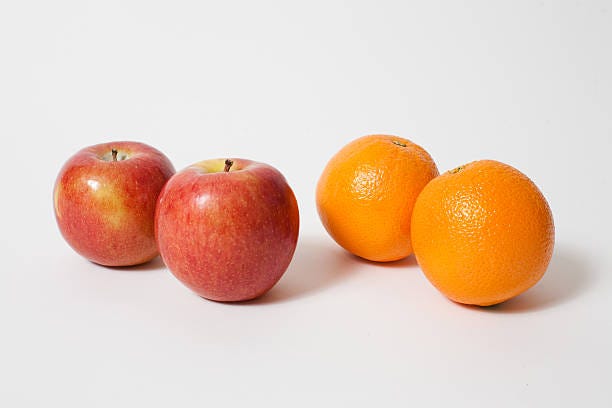 610+ Comparing Apples And Oranges Stock Photos, Pictures & Royalty-Free ...