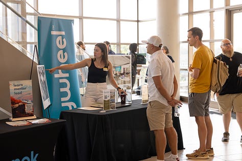 A few of our sponsor tables