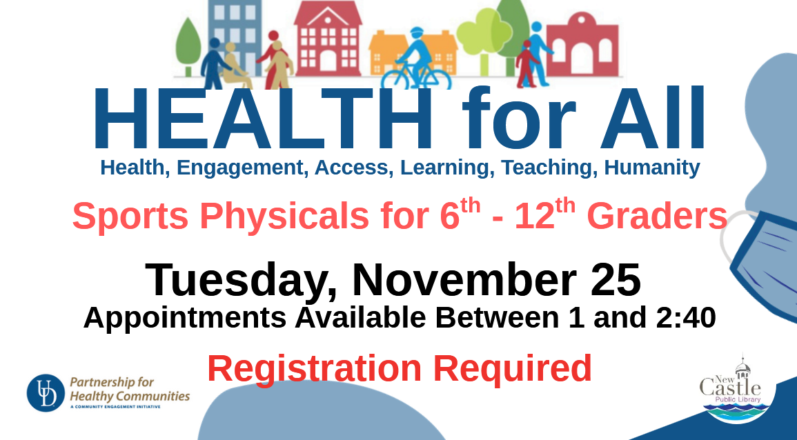 HEALTH for All - Sports Physical Appointment Slot