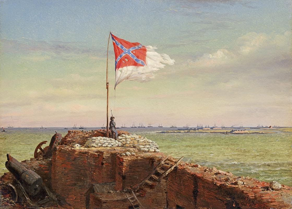Conrad Wise Chapman, The Flag of Sumter, 1863 Conrad Wise Chapman, The Flag of Sumter, 1863
