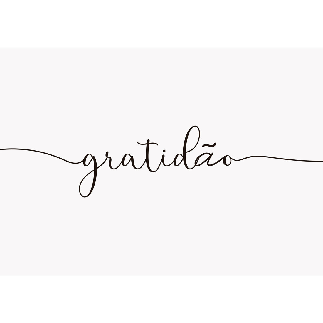 Quadro Decorativo Gratidão | Galeria Poesia Muda