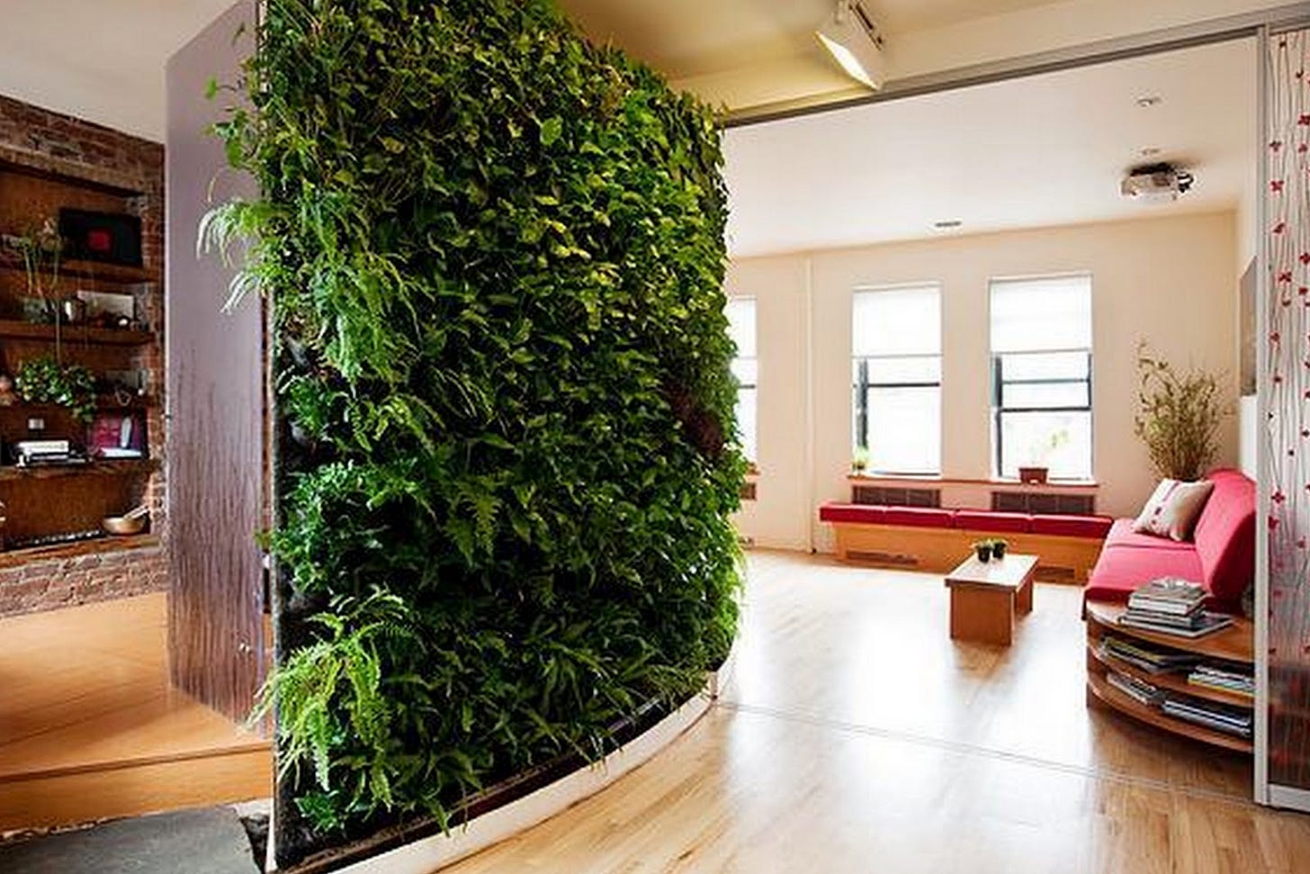 Use of plants in the interior