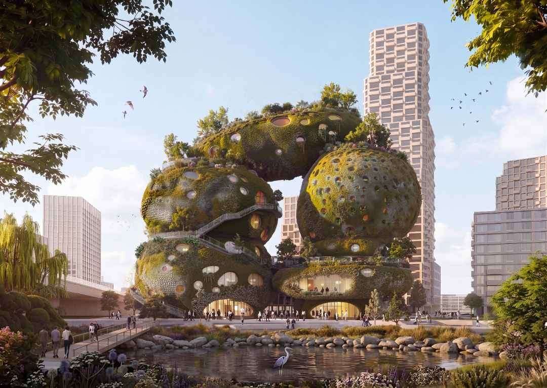planned Rotterdam building — Image: MVRDV planned Rotterdam building — Image: MVRDV
