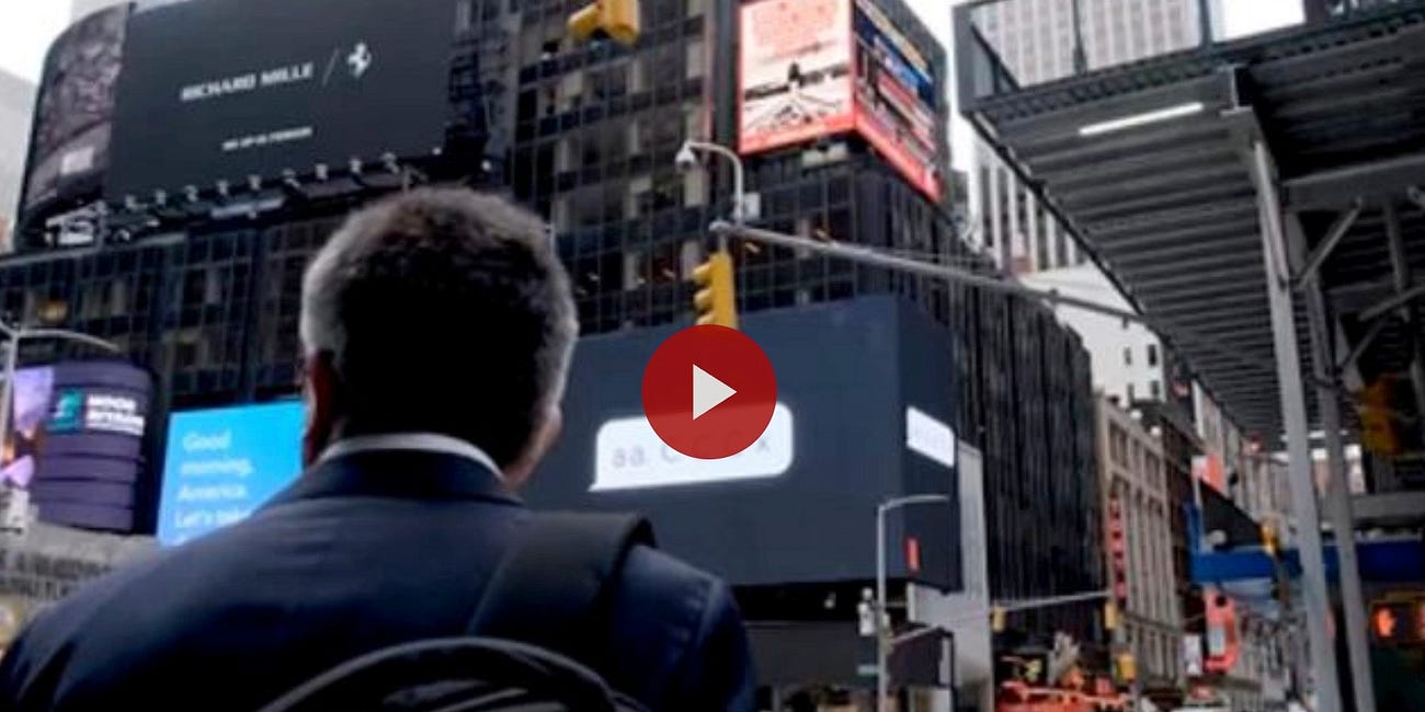 2nd Smartest Guy in the World's Times Square Animation is LIVE