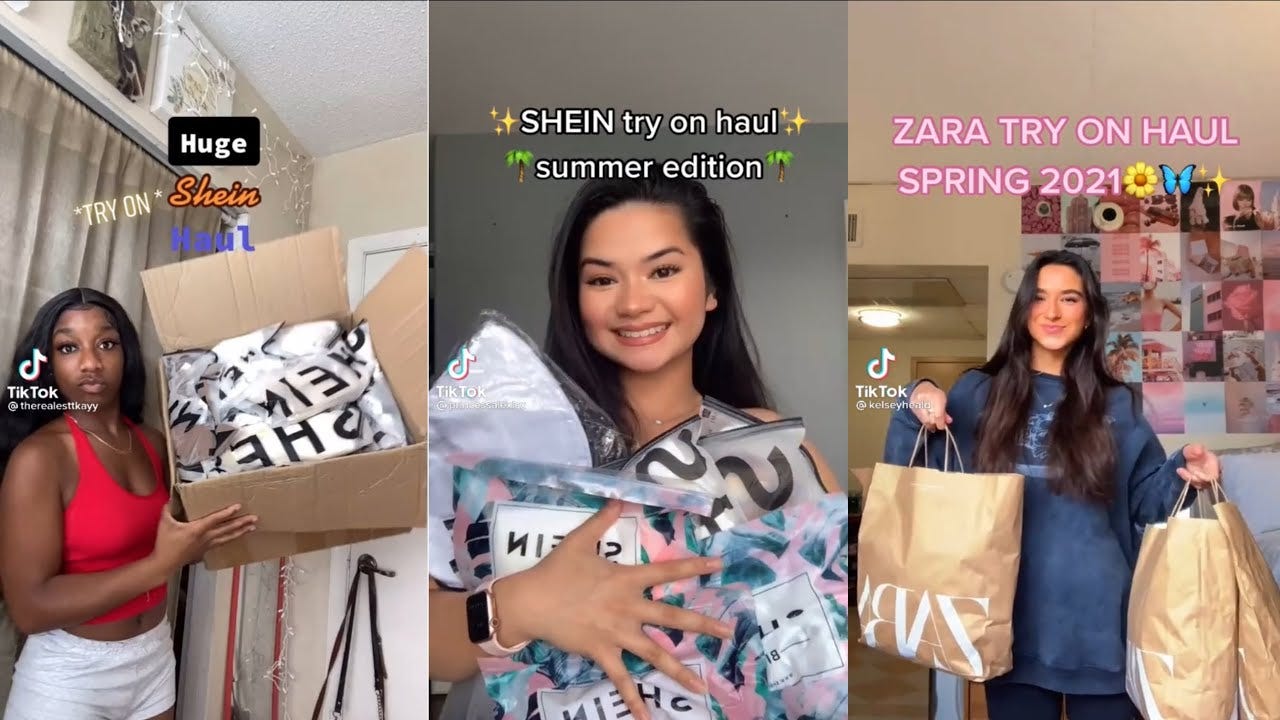 clothing haul | tik tok compilation - YouTube