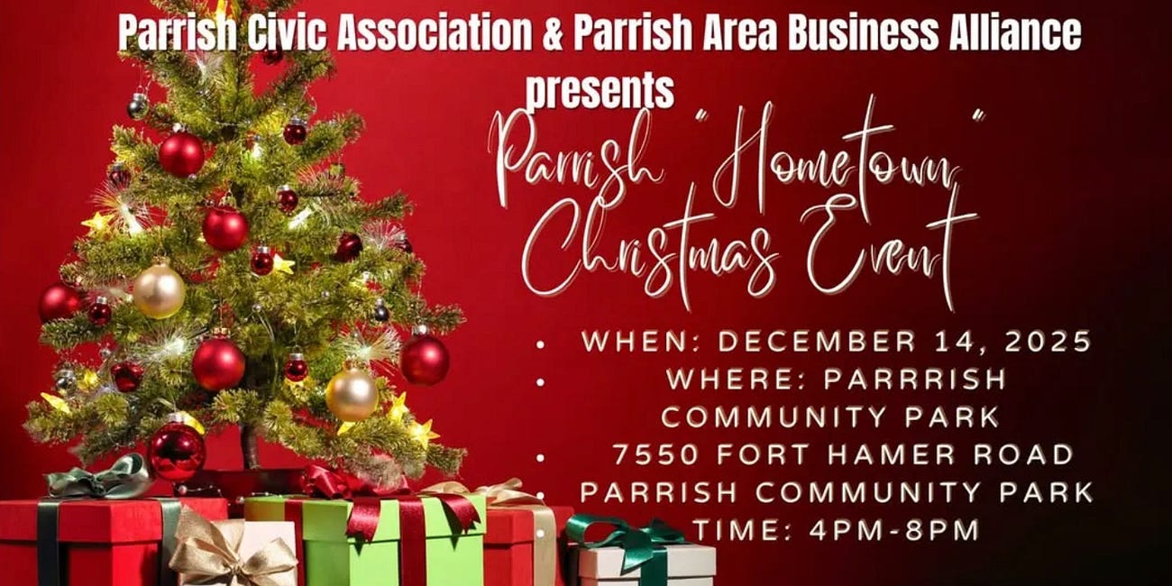 Parrish Civic Association to Host Annual Hometown Christmas Celebration