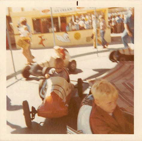 6 photographs from The State Fair Midway in 1971