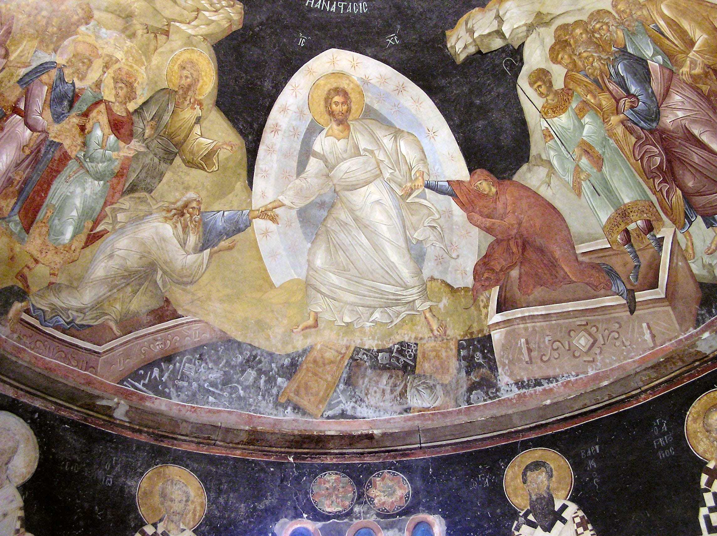 Jesus Went Down. He Did Not Come Up Alone.