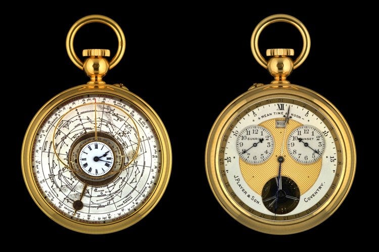 jp morgan super complication pocket watch