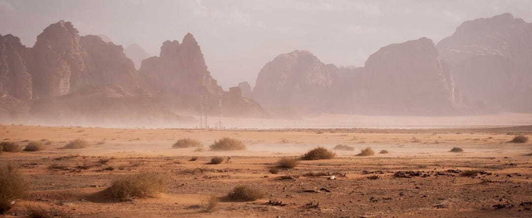 dusty desert valley dusty desert valley