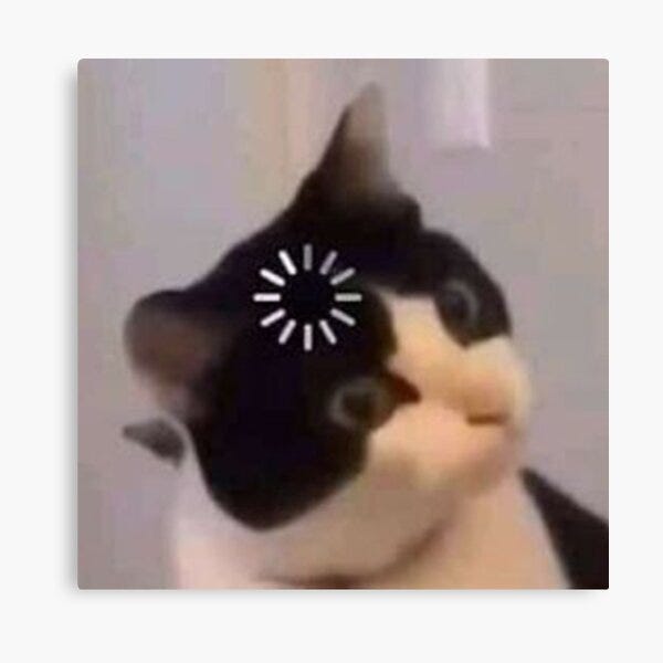 Lienzo for Sale con la obra «Cargando gato» de cheapfan | Redbubble