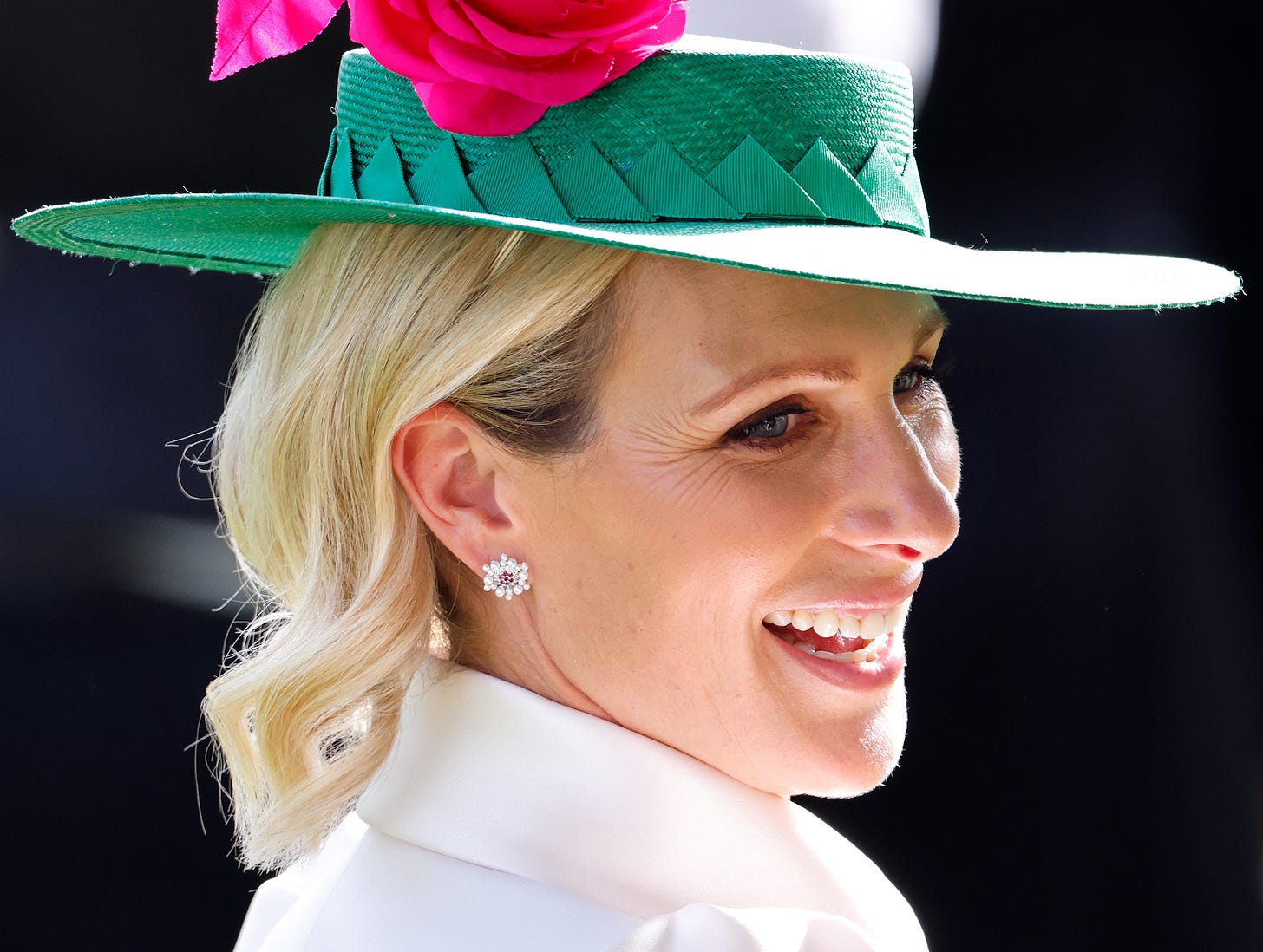 zara tindall smiling