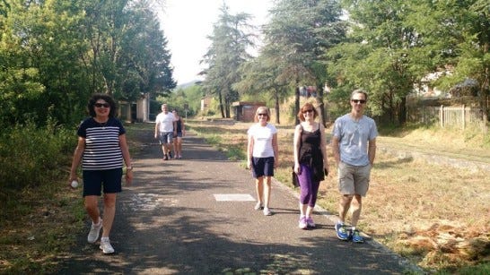 via francigena walk during retreat 2 via francigena walk during retreat 2