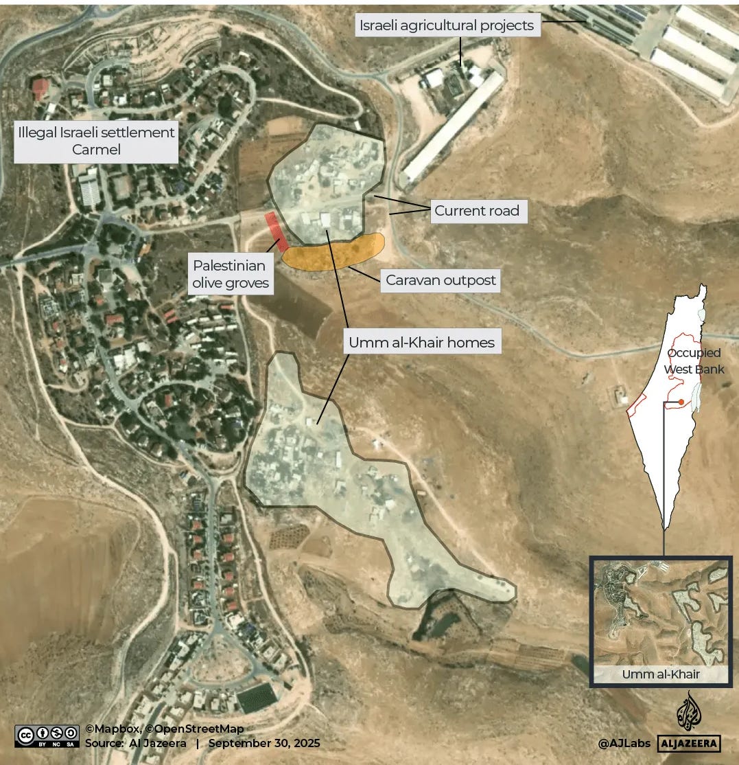 Map of Umm al-Khair