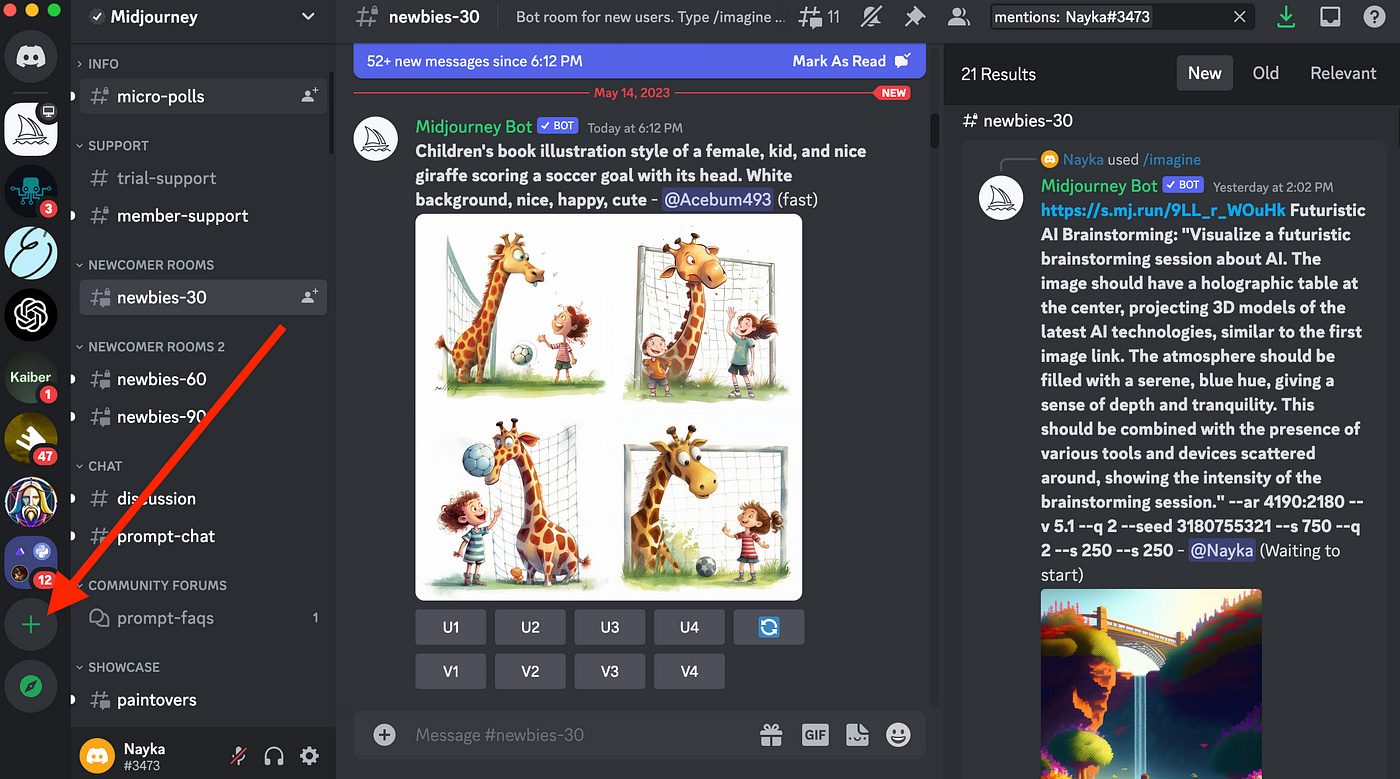 Discord page