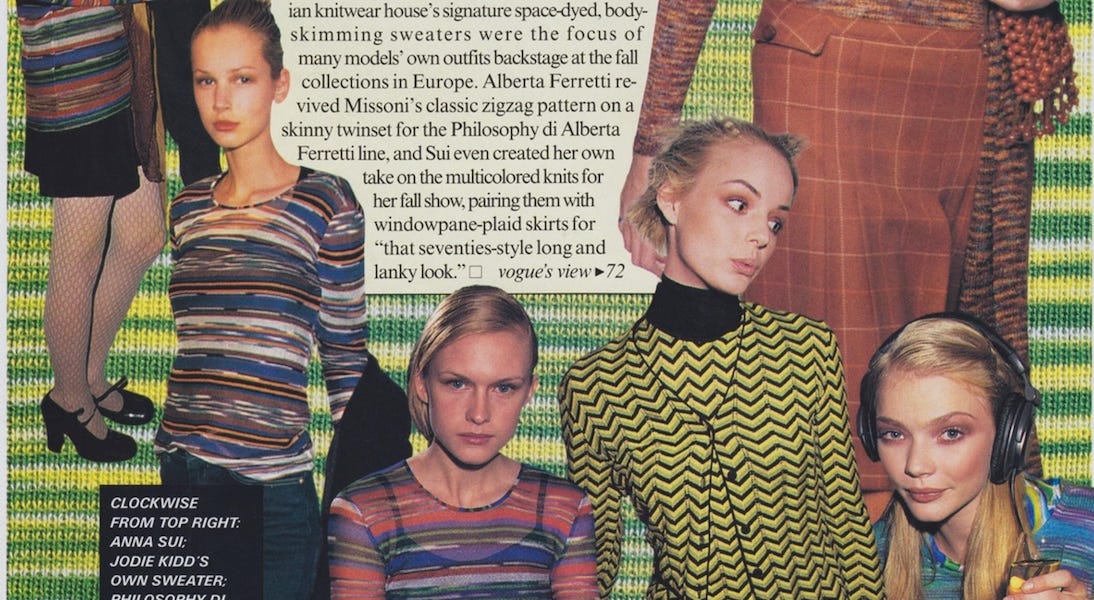 The Sultry Joys of Vintage Missoni - by Liana Satenstein