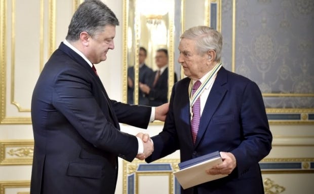 RFE/RL: Poroshenko gives high state award to Soros | UNIAN RFE/RL: Poroshenko gives high state award to Soros | UNIAN