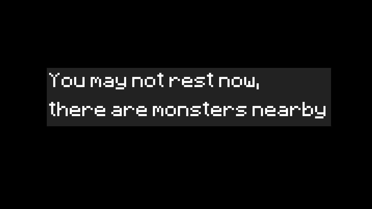 You may not rest now, there are monsters nearby.. #minecraft #shorts -  YouTube