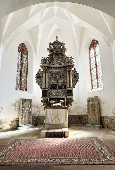 Döben church interior
