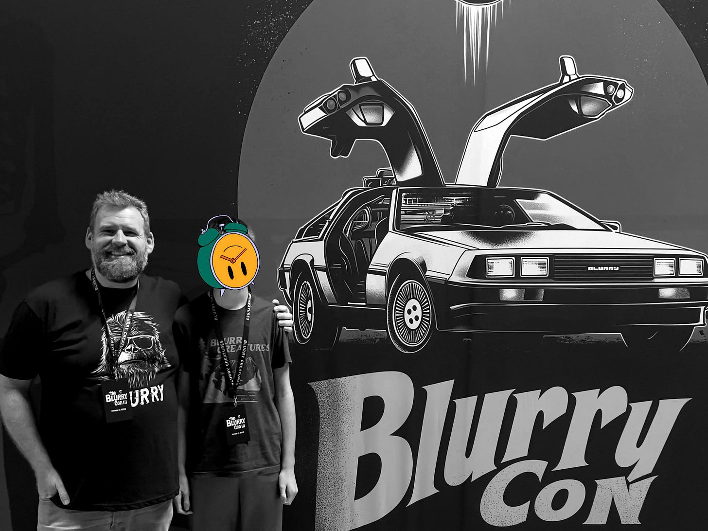 blurrycon3 photo with my son blurrycon3 photo with my son