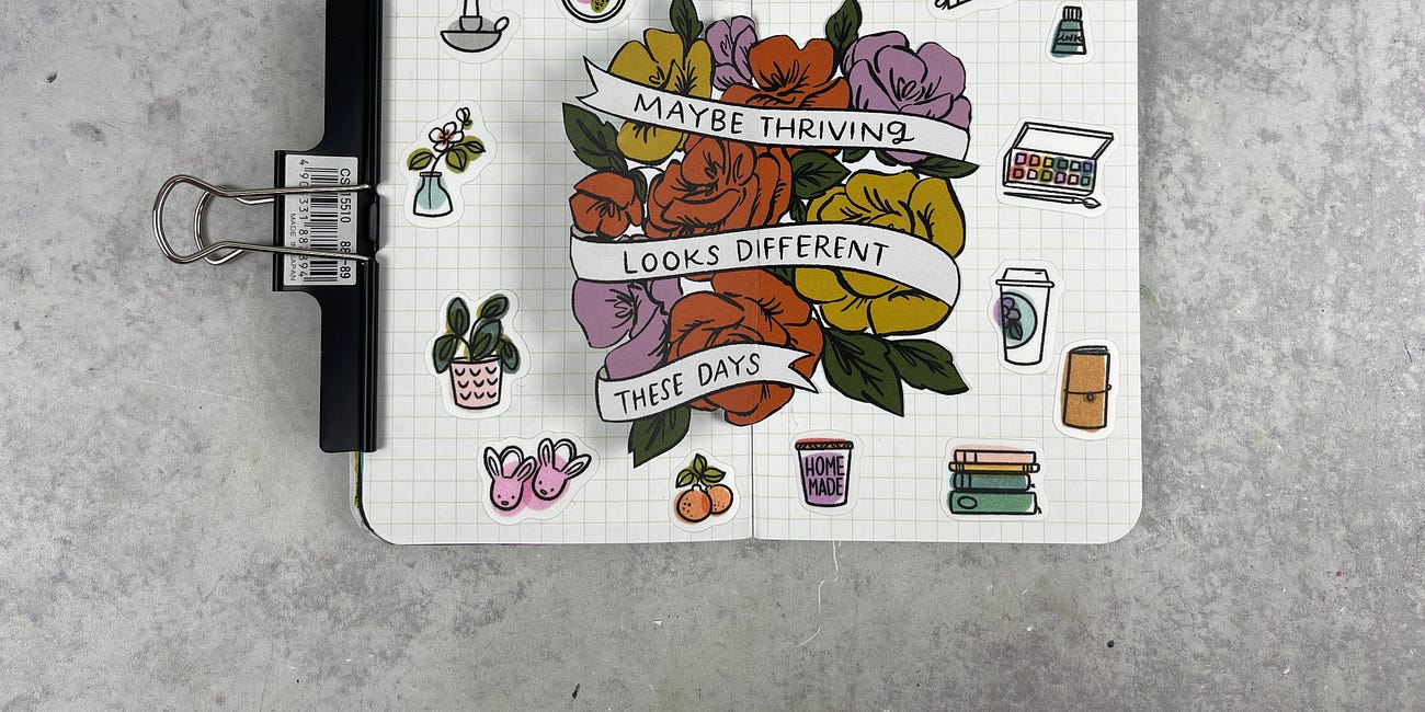 Daily Pages 12/27/23: Precision Cutting + Matching Stickers