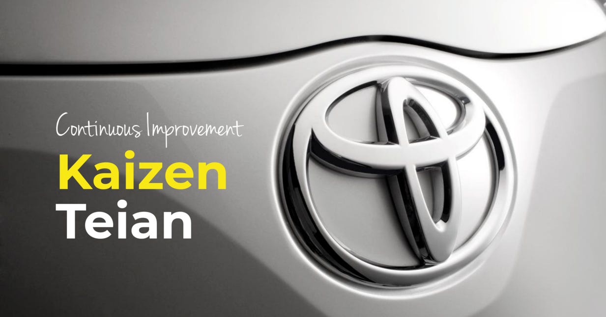 Kaizen Teian – Toyota's Culture of Continuous Improvement