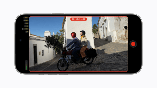 A new tally light indicates when recording is underway, and a two-finger tap now clears the viewfinder so users can focus on the shot.