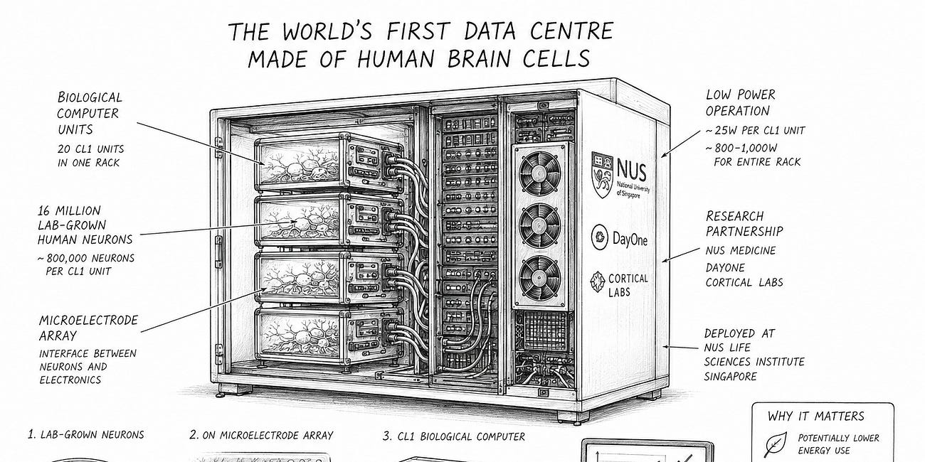 The world’s first data centre made up of human brain cells is now operational