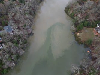 pictures of silted Queens Lake