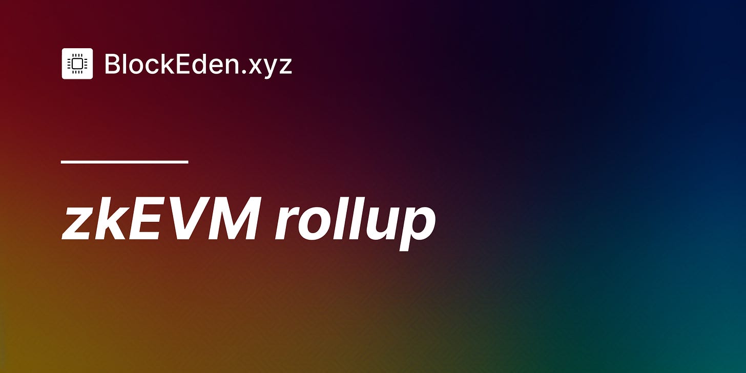 zkEVM rollup