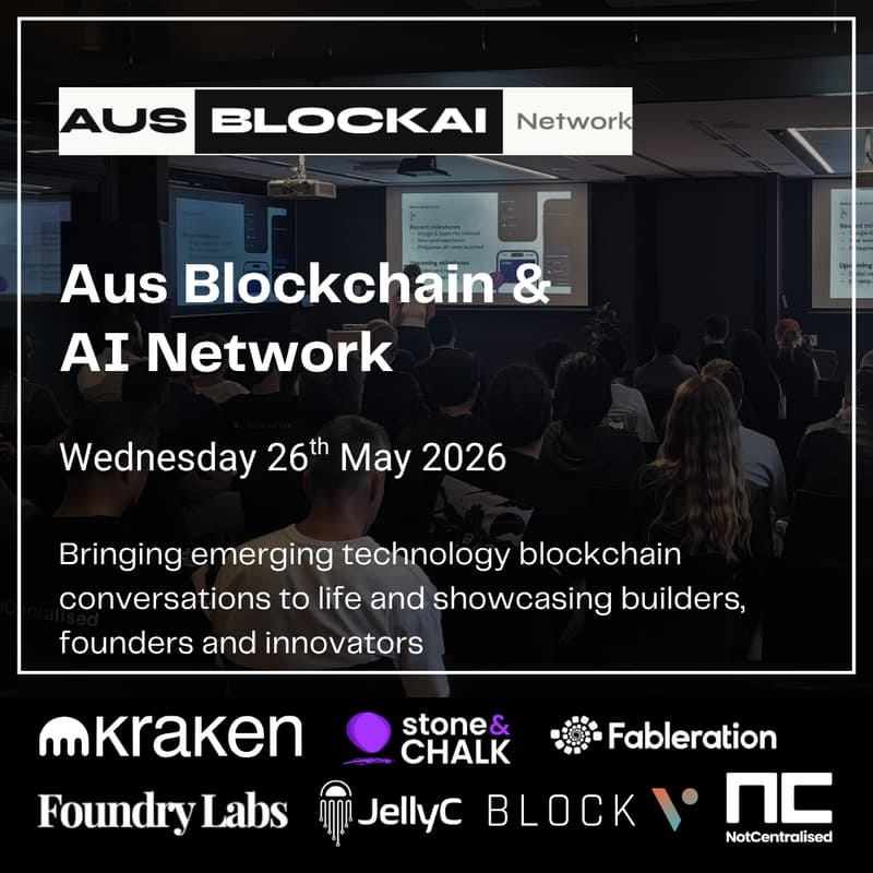 Cover Image for Aus Blockchain &amp; AI Network (SYDNEY) - 26th May 2026