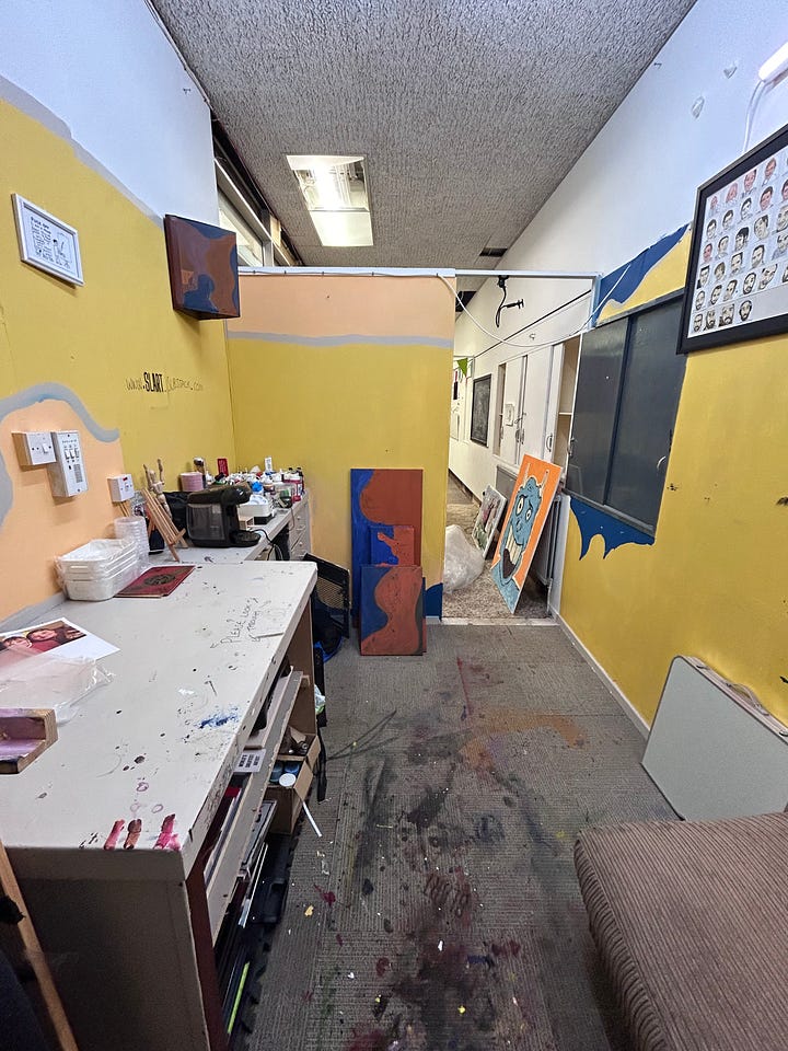 Art studio refinements.